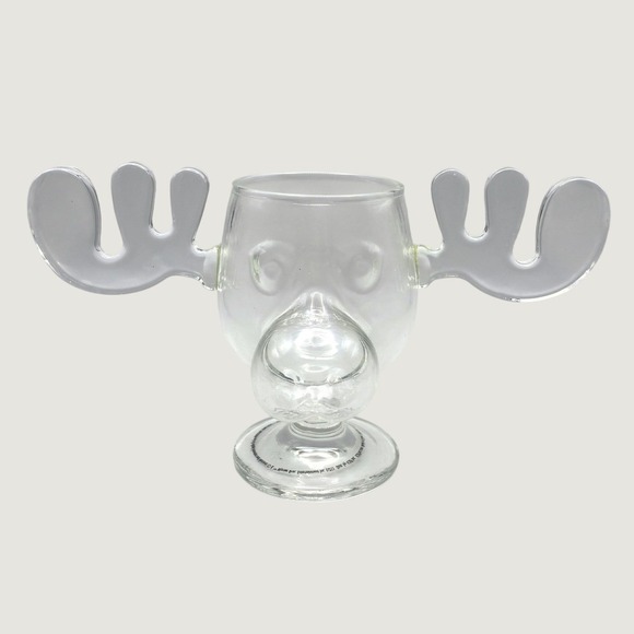 National Lampoon's Christmas Vacation Other - National Lampoon's Christmas Vacation Moose Mug 4" Tall Clear Glass Eggnog Cup